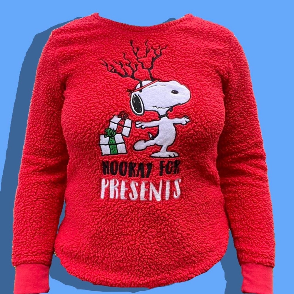 Snoopy Christmas Fleece Sweater